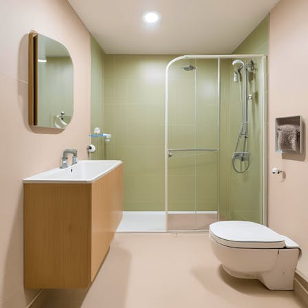 baño adaptado de un piso tutelado