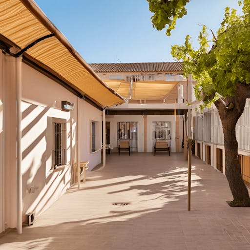 exterior de un centro de rehabilitación